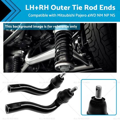 LHRH Outer Tie Rod Ends Suitable for Mitsubishi Pajero Commercial Triton 4WD ML-0