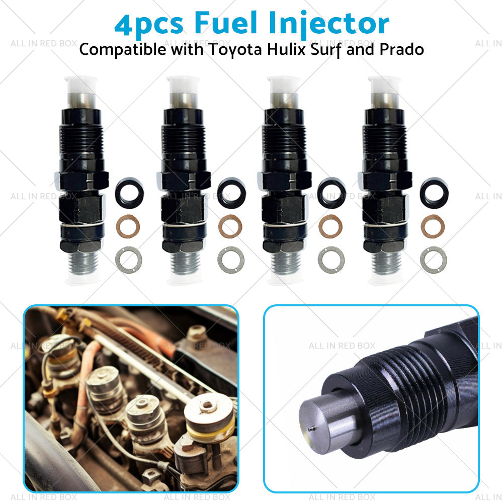 Diesel Fuel Injector Suitable for Toyota Hilux Surf Prado 1KZ-TE 3L 23600-69165-4
