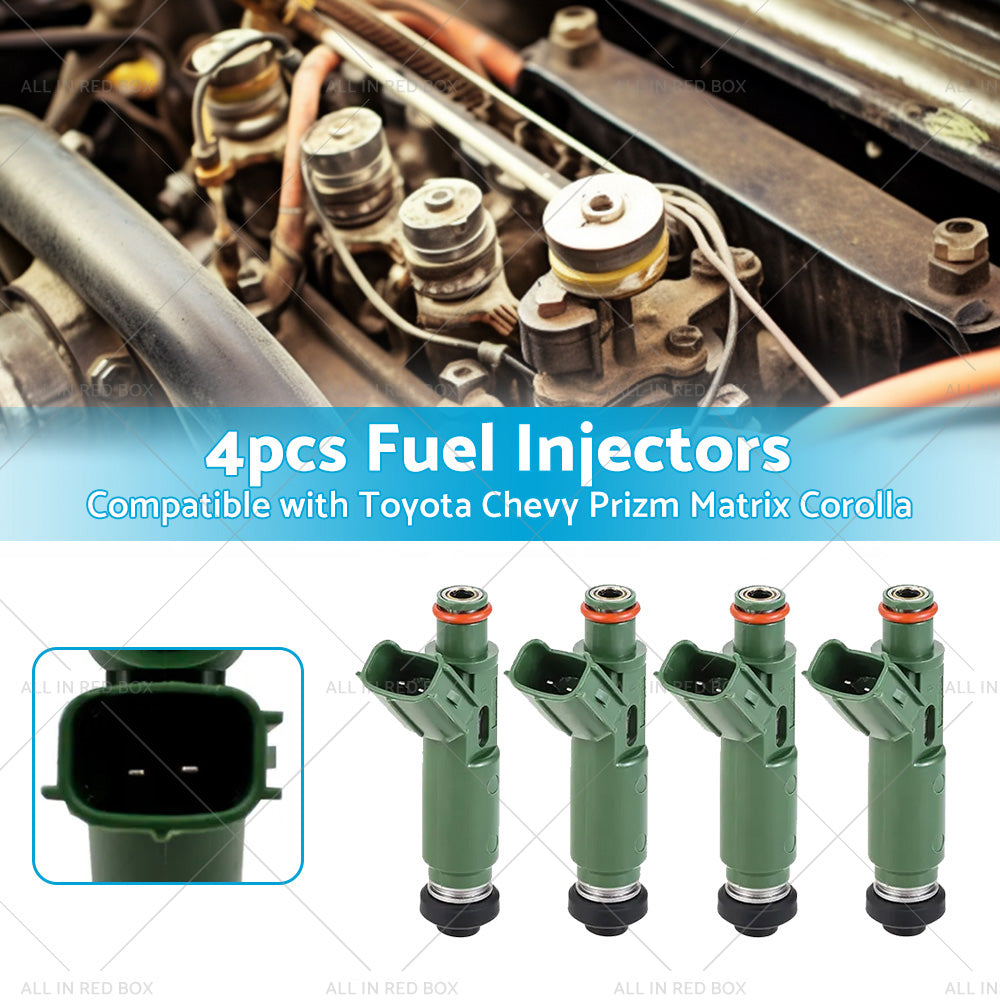 4PCS Fuel Injector Suitable For Toyota Chevy Prizm Matrix Corolla 23250-22040-2