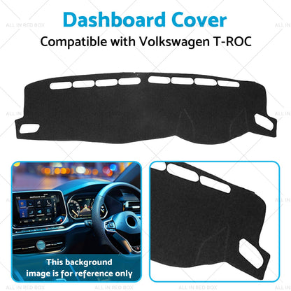 Dash Mat Suitable For Volkswagen VW T-ROC A11 2017-2021 Dashboard Cover Non-Slip-4