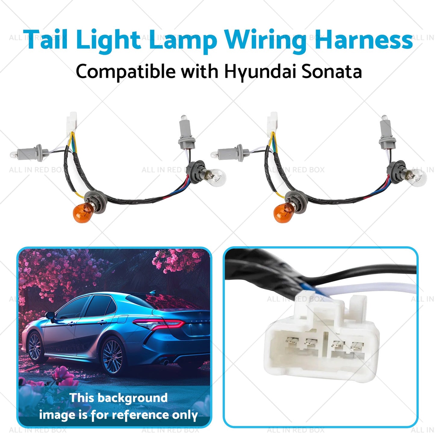 Tail Light Lamp Wiring Harness Suitable for 92450-3Q000 11-14 Hyundai Sonata