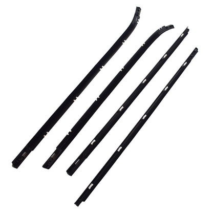 4pcs Weather Strip Window Moulding Trim Seal Belt for Hyundai I30 FD Hatch 07-12-2