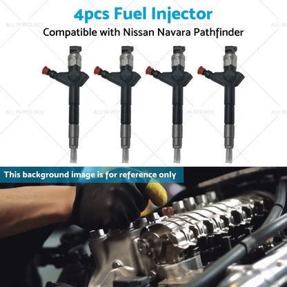 4x 095000-5650 Diesel Injector Suitable for Nissan Navara Pathfinder 095000-5655-3