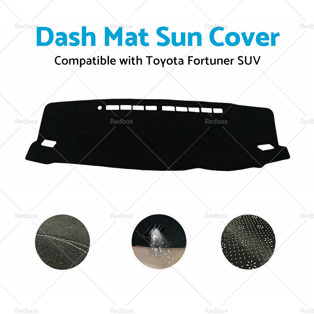 Dash Mat Suitable For Toyota Fortuner 2015-2021 SUV Dashboard Cover Non-slip-1