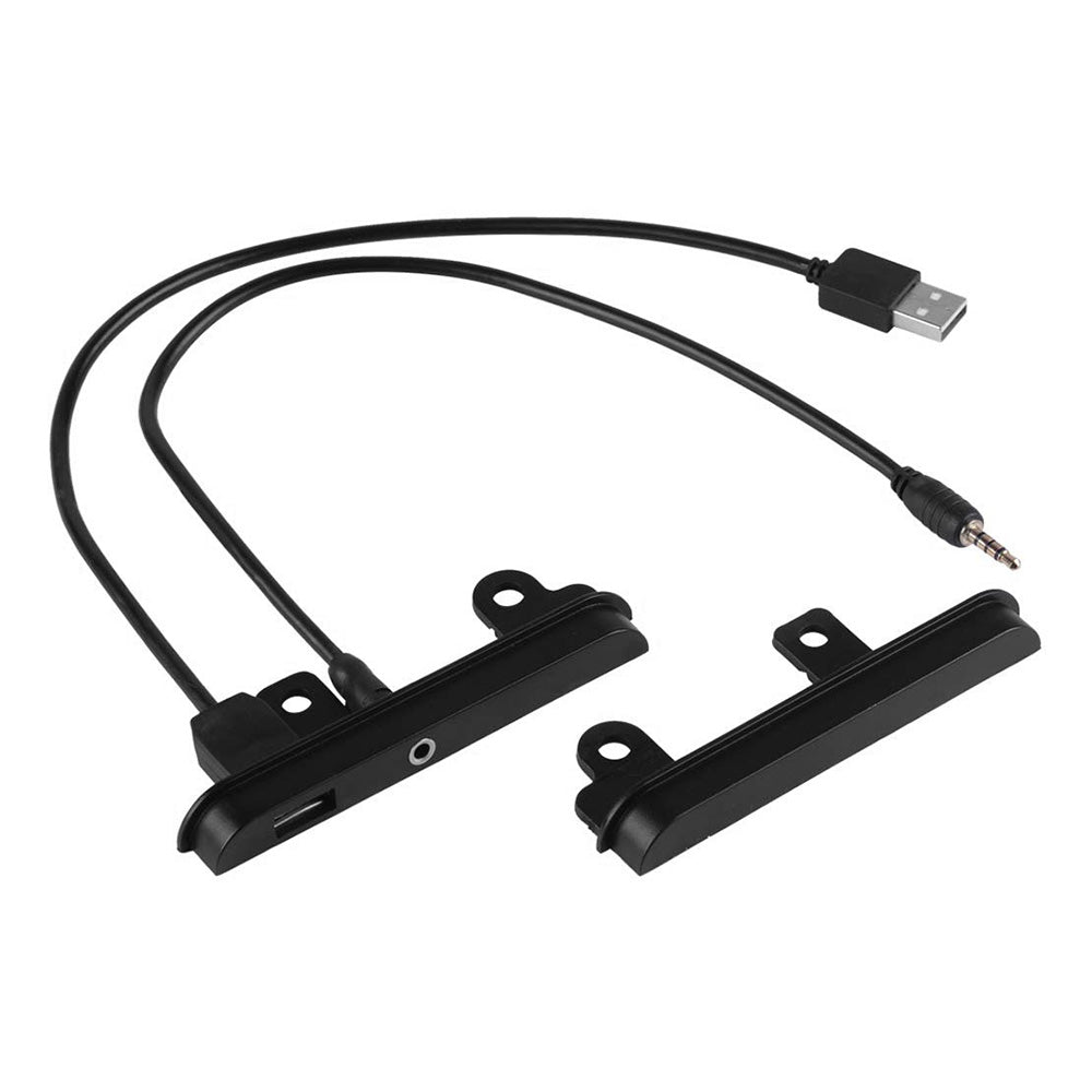 2 DIN Fascia Facia dash kit side trims BracketsUSB AUX port Suitable For Toyota-4