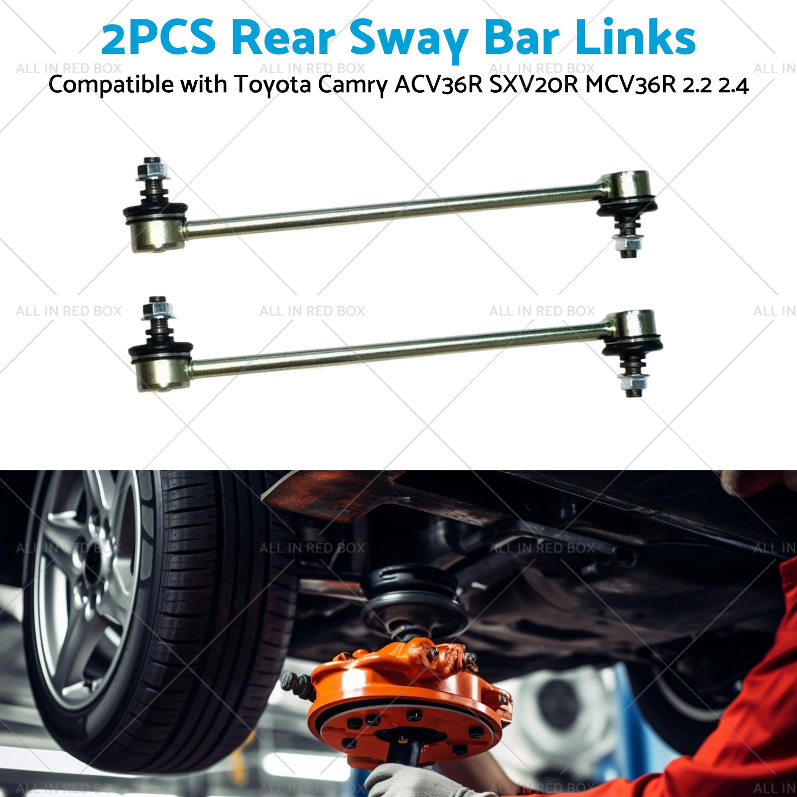 2PCS Rear Sway Bar Links Suitable for Toyota Camry ACV36R SXV20R MCV36R 2.2 2.4-3