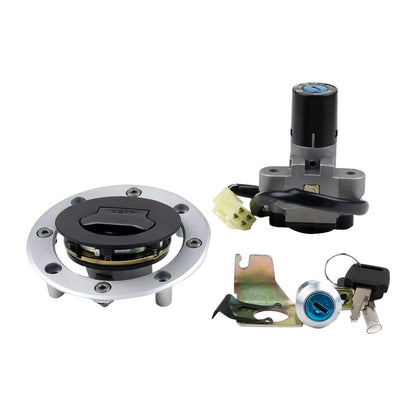 Ignition Switch Fuel Gas Cap Lock Key Set Suitable for Suzuki GS500 2001–2012-0