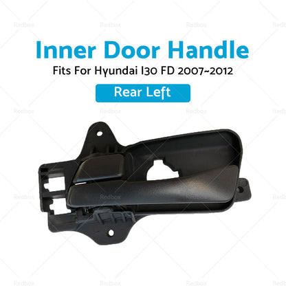 Rear Left Side Inner Door Handle LH Fits For Hyundai I30 FD 2007-2012 Black-3