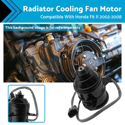19030-PWA-J51 Radiator Cooling Fan Motor Suitable for Honda Fit II 2002-2008-0