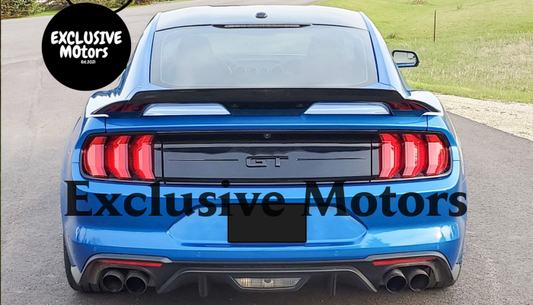 GT500  Spoiler wGurney Flap for Ford Mustang Black 2015-2023