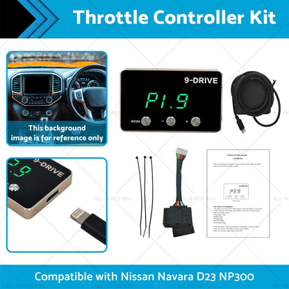 Throttle Controller Kit Suitable for Nissan Navara NP300 D23 2015-2023-2