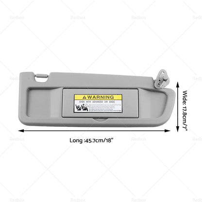 RH Right Hand Driver Side Sun Visor  D. Grey  For Honda Civic FD 2006~2012 Sedan-4