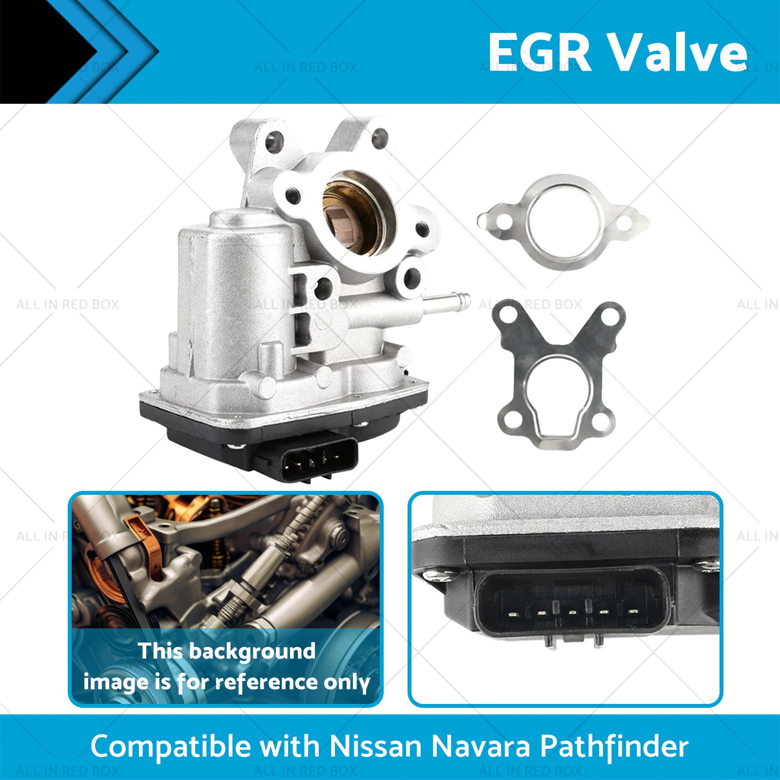 EGR Valve Suitable For Nissan Navara D22 D40 R51 Pathfinder MNT YD25 14710-EC00D-1