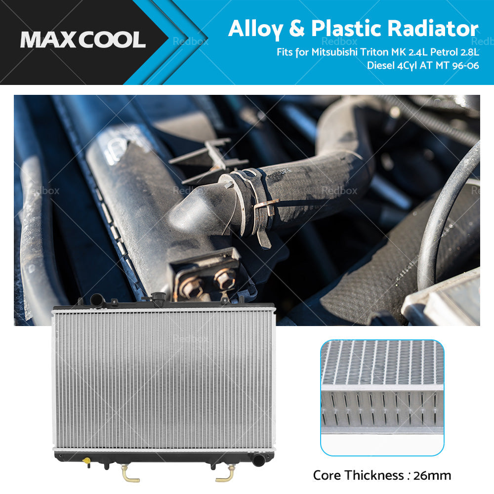 Radiator 2.4L/2.8L for Mitsubishi Triton MK 1996-2006