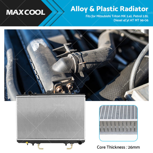 Radiator 2.4L/2.8L for Mitsubishi Triton MK 1996-2006