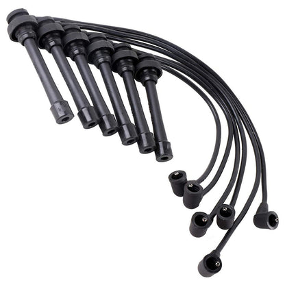 Ignition Spark Plug Lead Set Suitable For Mitsubishi Pajero NL NM NP 6G74 3.5L V6 1997-2003-0