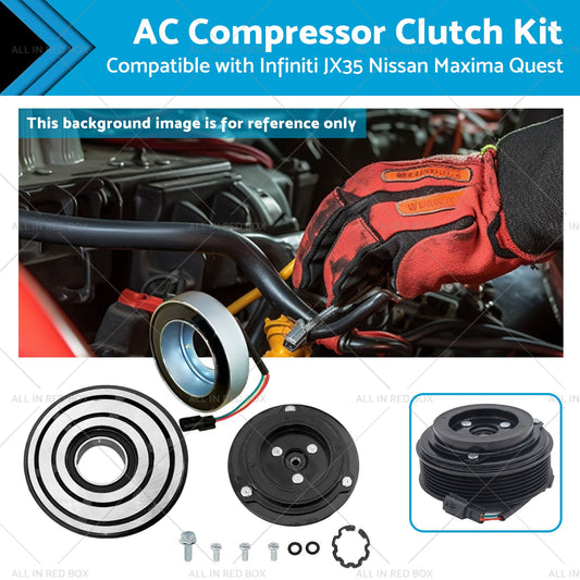 AC Compressor Clutch Kit Suitable For Infiniti JX35 Nissan Maxima 2009-2014 3. 5L-0