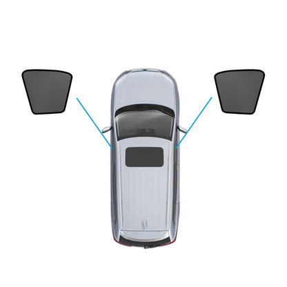 Magnetic Mesh Sun Blind Shades Suitable for Suitable for Toyota Hilux SR5 15-25-0