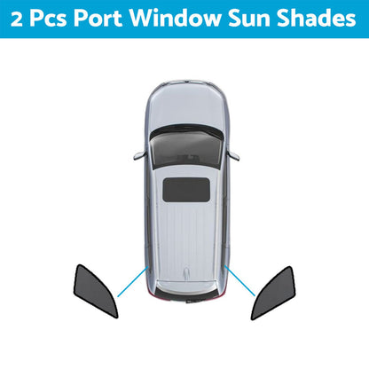 Magnetic Mesh Sun Blind Shades Suitable for Audi Q5 FY 2017-2025 On Front Rear-4
