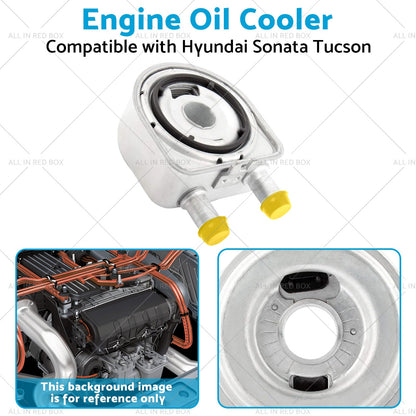 Engine Oil Cooler Suitable for Hyundai Sonata Tucson 2011-2014 26410-2G000-3