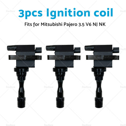 3PCS MD303922 IGNITION COIL for MITSUBISHI PAJERO NJ NK V6 3. 5L DOHC 1993-1997-3