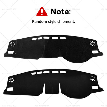 Non-Slip Dashboard Pad Cover Dash Mat Suitable for Toyota Rav4 2019-2025 Black-2