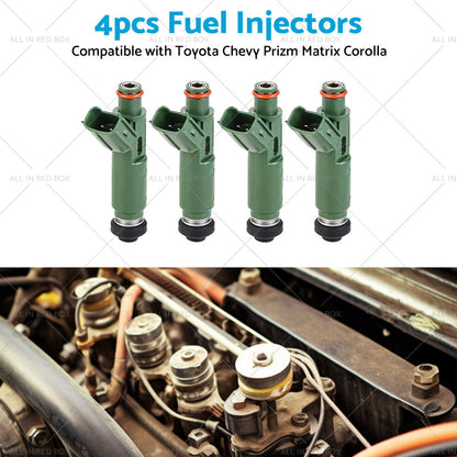 4PCS Fuel Injector Suitable For Toyota Chevy Prizm Matrix Corolla 23250-22040-3