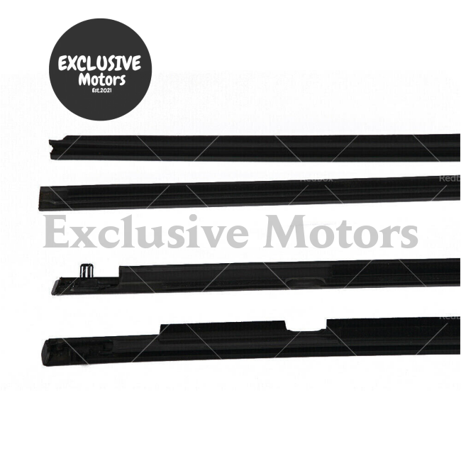 4PCS Outer Door Weather Window Rubber Seal for Mazda 3 BK Series Sedan