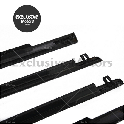 4PCS Outer Door Weather Window Rubber Seal for Mazda 3 BK Series Sedan