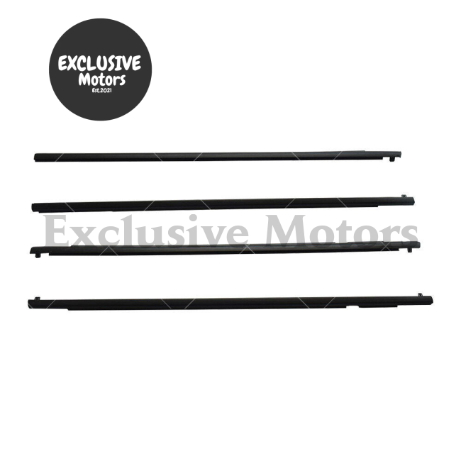 4PCS Outer Door Weather Window Rubber Seal for Mazda 3 BK Series Sedan