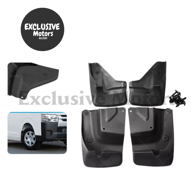 4X Mud Flaps/Guard For Toyota Hiace H200 2005-2015