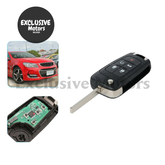 5 Button Remote Complete Key Transponder Fits for HOLDEN COMMODORE VF 2013-2017