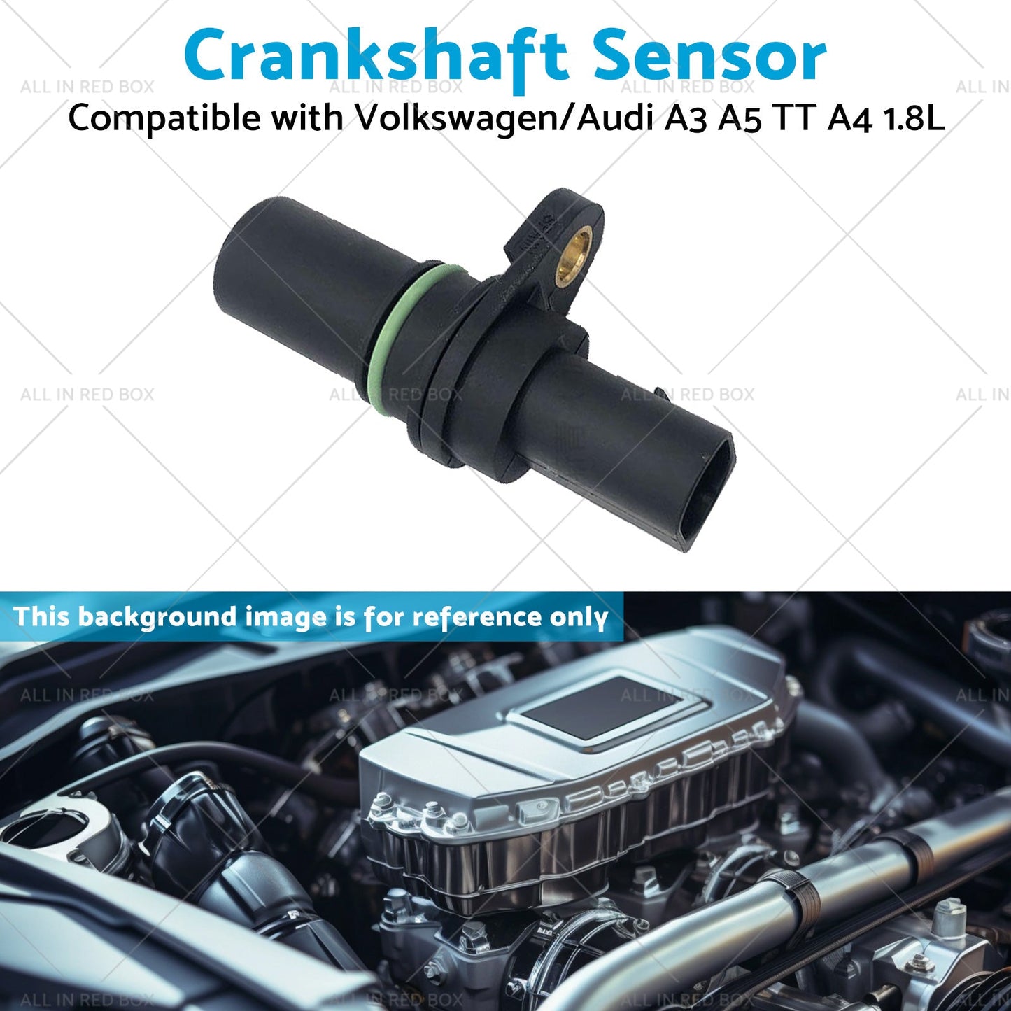 1x Crankshaft Sensor Suitable for 1. 8L 2. 0L Volkswagen Audi A3 A5 TT A4