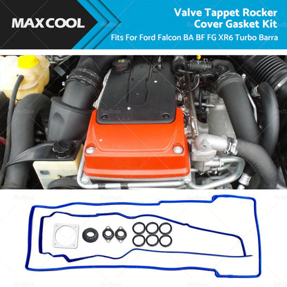 Valve Tappet Rocker Cover Gasket Kit Fits For Ford Falcon BA BF FG XR6 Turbo-0