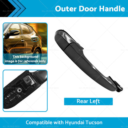 Rear Left Smooth Exterior Outer Door Handle Suitable For Hyundai Tucson 05-09-1
