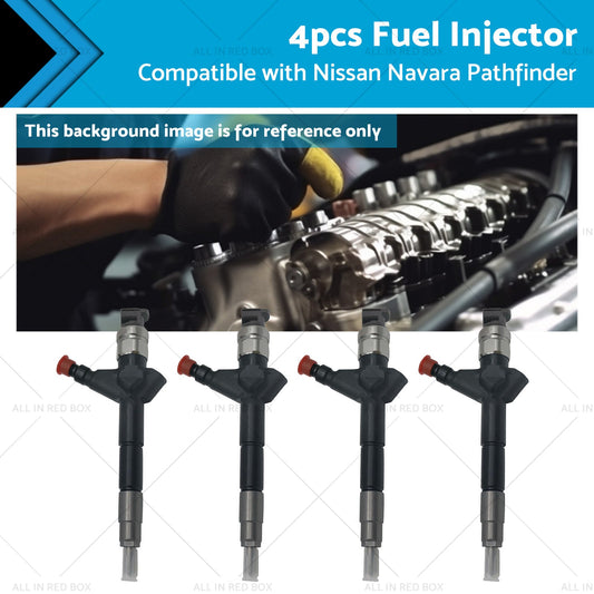 4x 095000-5650 Diesel Injector Suitable for Nissan Navara Pathfinder 095000-5655-0