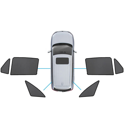 Car Window Sun Shades Magnetic Mesh Suitable for Mercedes-Benz GLC 2015-2022-3