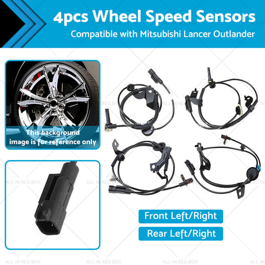 4¡Á Wheel Speed Sensor Front Rear LR Suitable For Mitsubishi Lancer Outlander