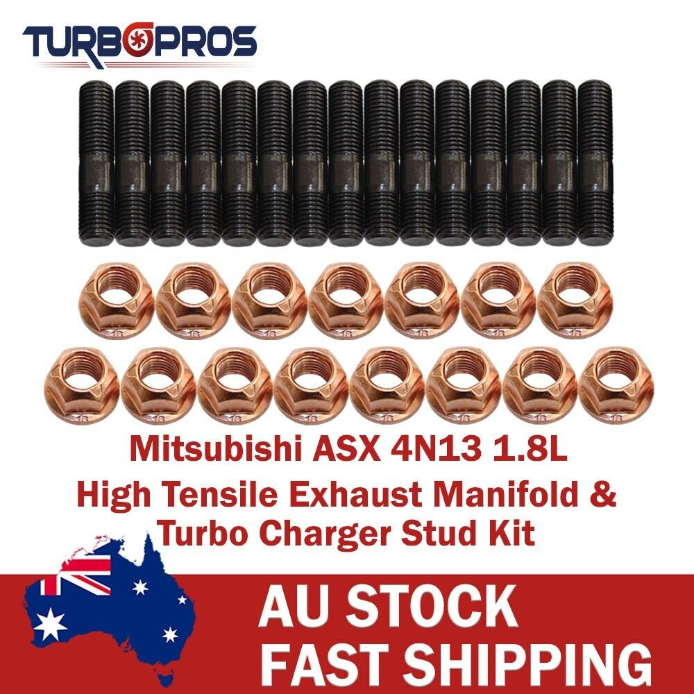 High Tensile Exhaust Manifold&Turbo Stud Kit for Mitsubishi ASX 4N13 1.8L