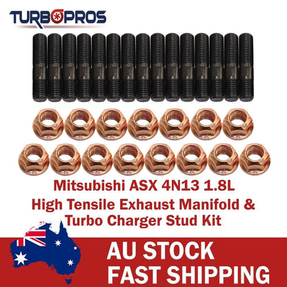 High Tensile Exhaust Manifold&Turbo Stud Kit for Mitsubishi ASX 4N13 1.8L