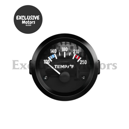 52Mm Water Temp Oil Voltmeter Vacuum Boost Air/Fuel Ratio Egt Gauge