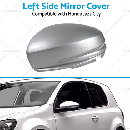 Left Wing Mirror Cap Cover Suitable For Honda Jazz GK 15-18 City 14-18 LH Silver-3
