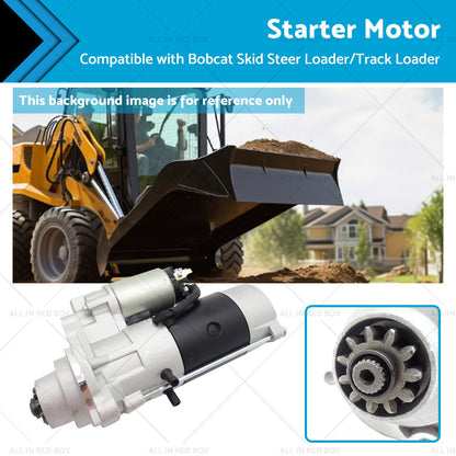 Starter Motor Suitable for Bobcat 6685190 6676957 751 753 763 773 S100 S130 S150-0