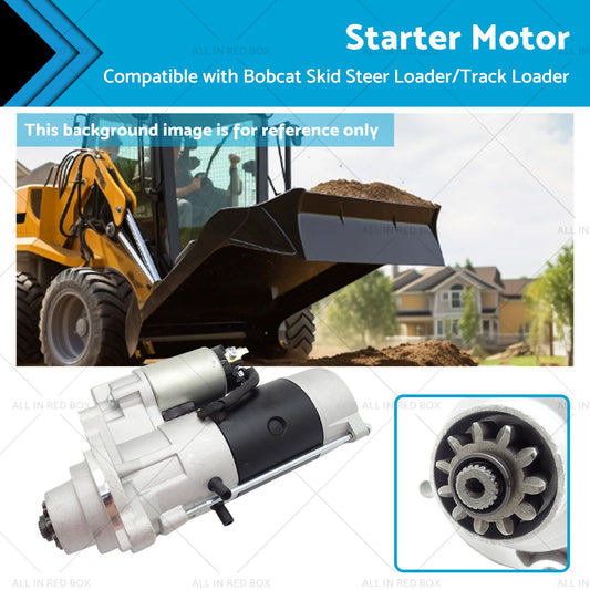 Starter Motor Suitable for Bobcat 6685190 6676957 751 753 763 773 S100 S130 S150-0