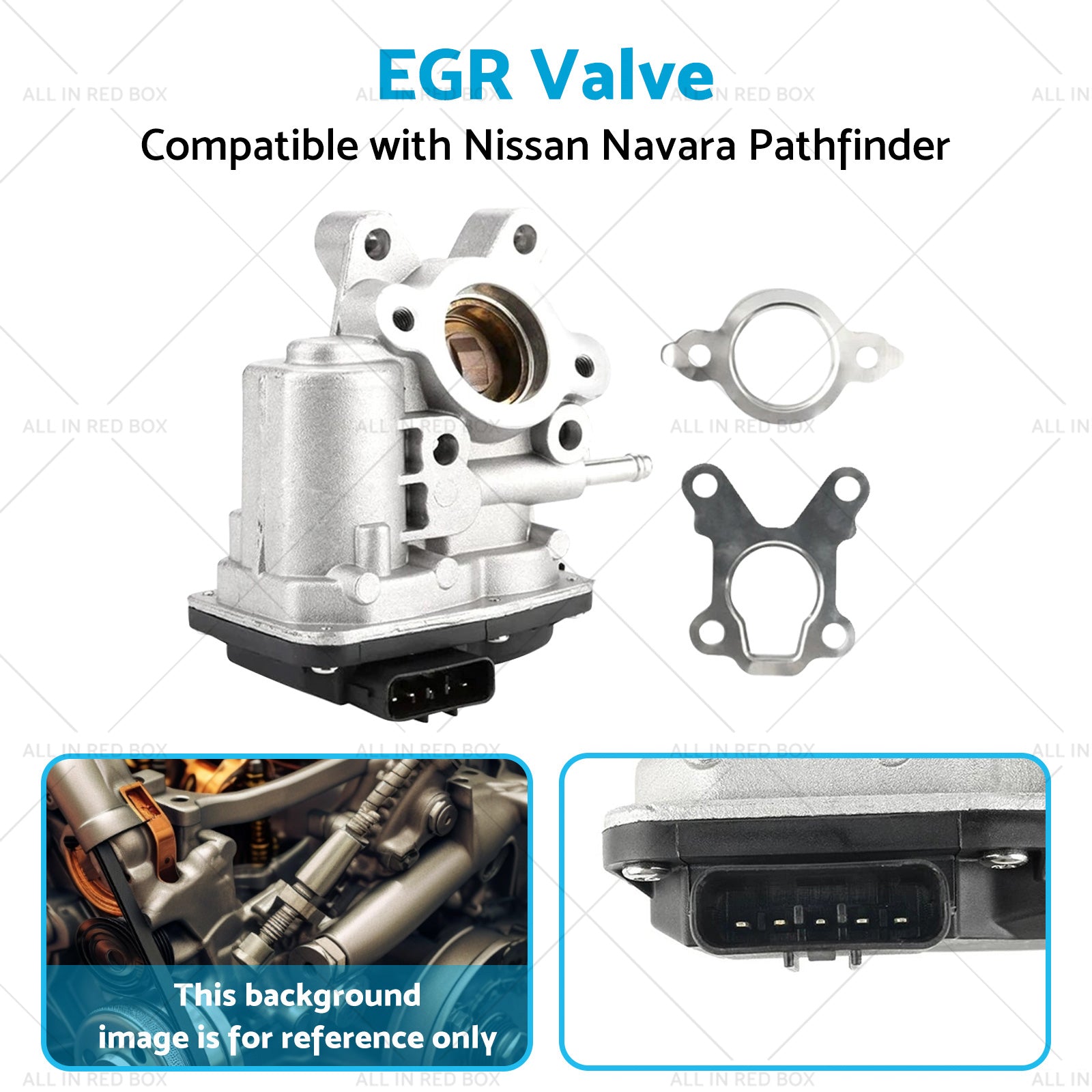 EGR Valve Suitable For Nissan Navara D22 D40 R51 Pathfinder MNT YD25 14710-EC00D-4