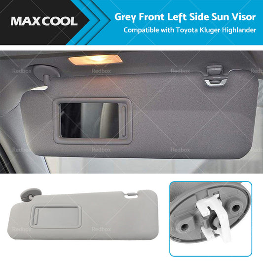 Grey Front Left Side Sun Visor Suitable For Toyota Kluger 2008-2013-0