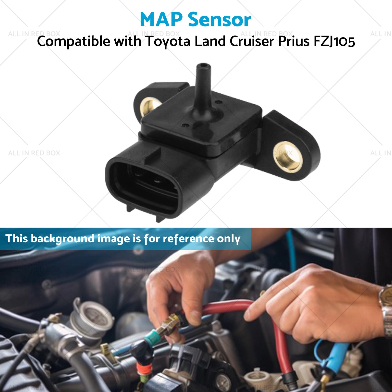 MAP Sensor Suitable for Toyota Land Cruiser Prius FZJ105 FZJ78 79 NHW11 1NZ-FXE-4