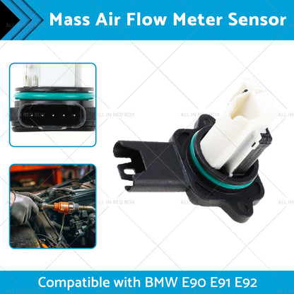 Mass Air Flow Meter Sensor Suitable for BMW E90 E91 E92 523i 525i 323i 325i 520i-1
