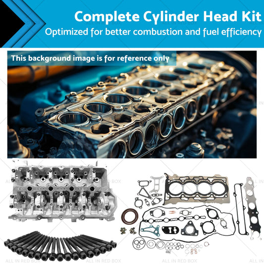 Complete Cylinder Head Kit w/ Gaskets Bolts Suitable For Mitsubishi Triton 4N15-0