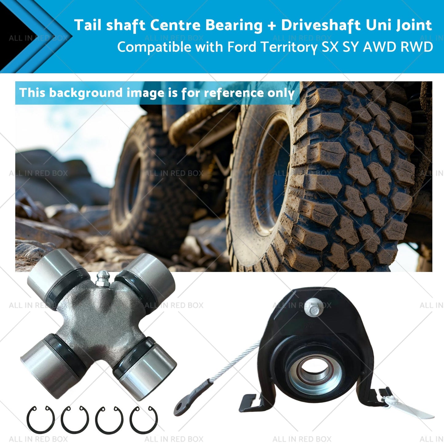 Tail Shaft Driveshaft Centre Bearing Uni Joint for Ford Territory SX 2004-2011